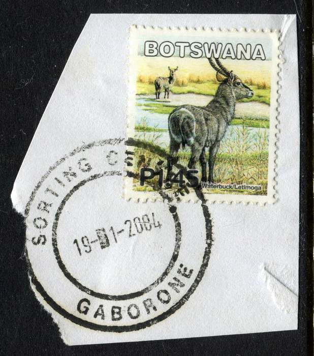 Botswana - Used On Piece