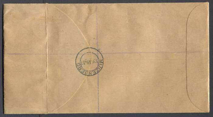 Union of SA - Registered Cover