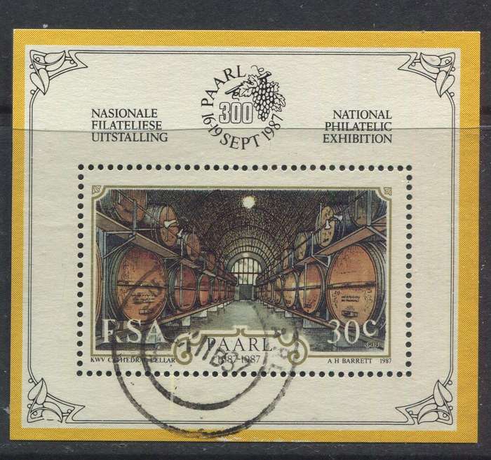 RSA - Miniature Sheet - 1987 - Used