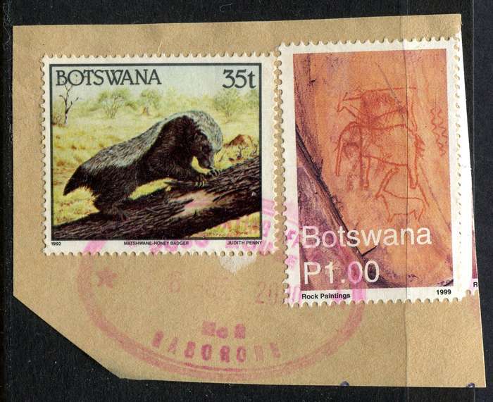 Botswana - Used On Piece