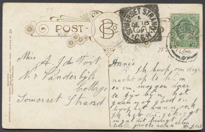 Cape of Good Hope - Post Card