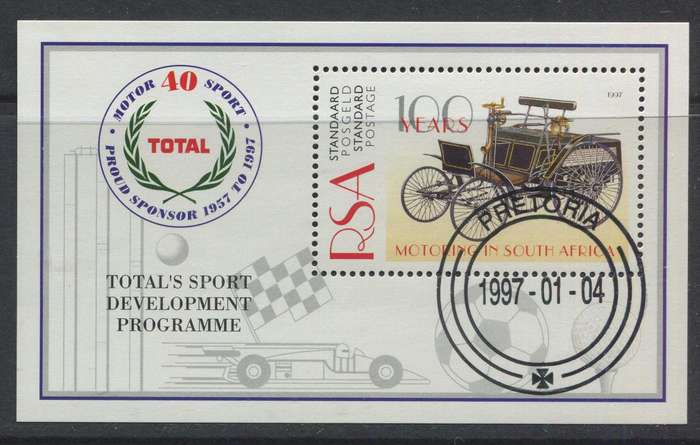 RSA - Miniature Sheet - 1997 - Used(CTO)