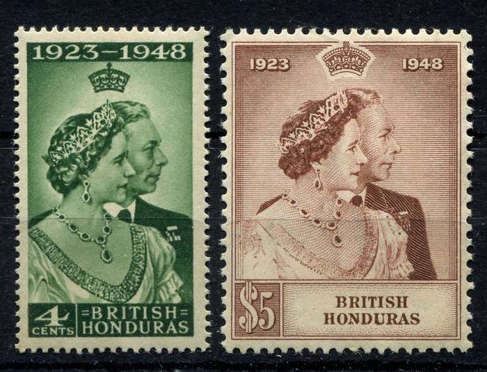 British Honduras - Royal Silver Wedding - 1948 - MNH