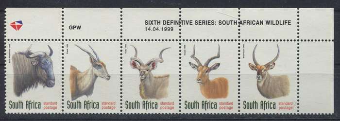 RSA - Strip Of 5 - 1999 - MNH