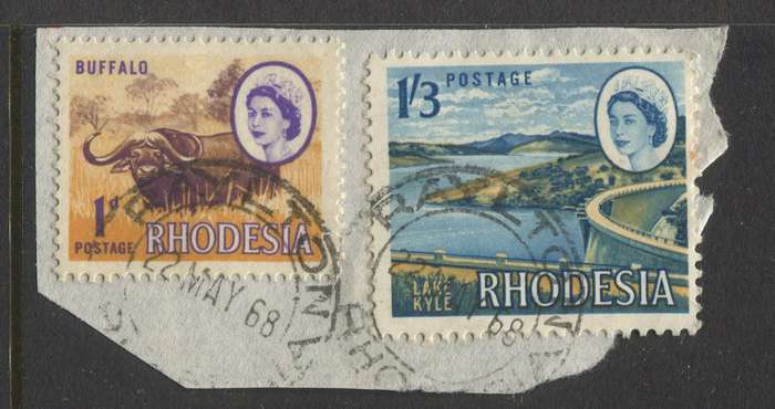 Rhodesia - Used On Piece