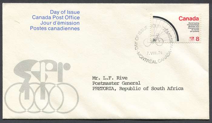 Canada - FDC - 1974