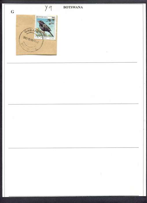 Botswana - 1 Piece Mounted(Hinged) on Album Page