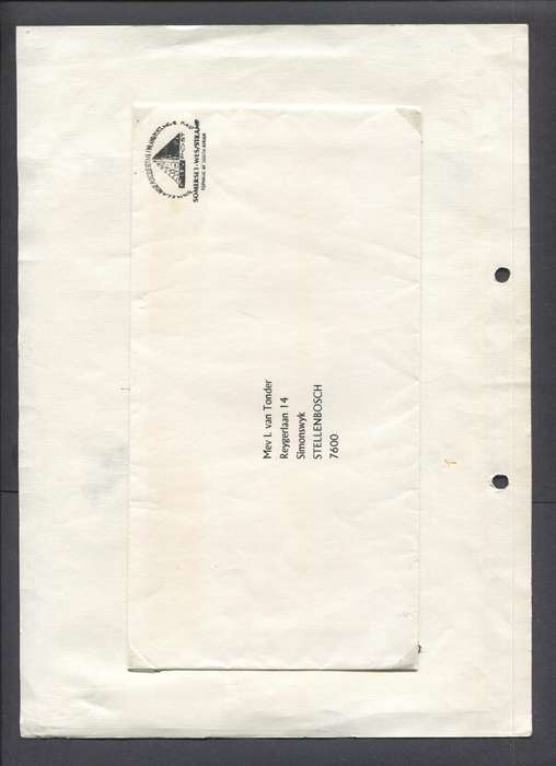Meter Mail - 3 Items - Mounted On Both Sides Of Album Page - Some Photo Corners On Covers