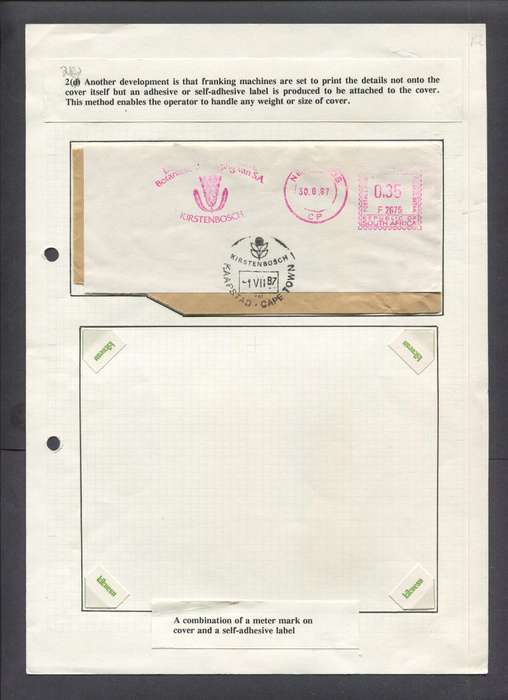 Meter Mail - 1 Item - Mounted On Album Page