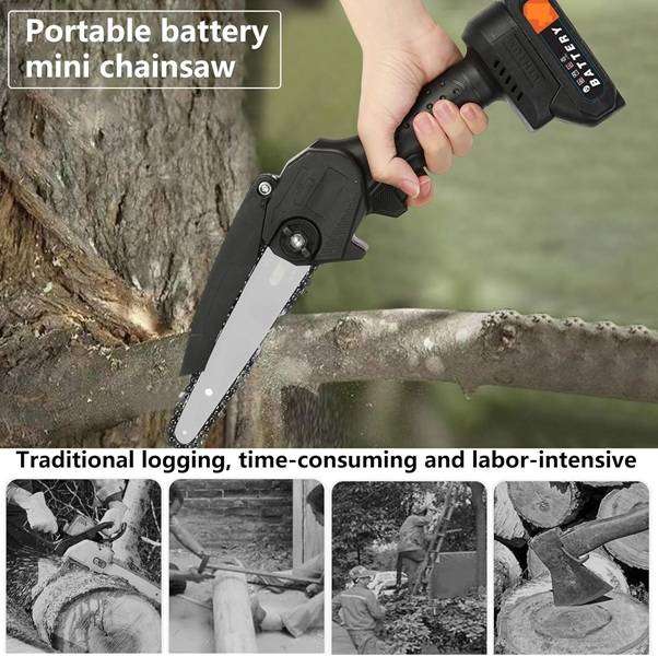 POWER PACKED 36V RECHARGEABLE HANDHELD ELECTRIC CHAINSAW
