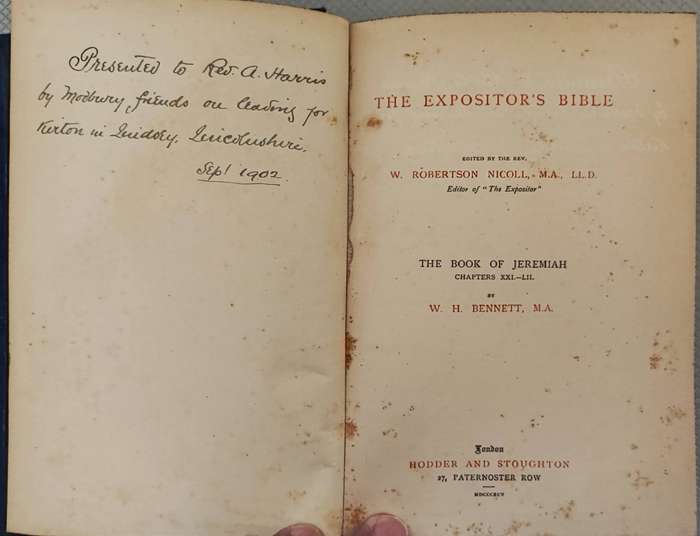 The Expositor's Bible Hodder & StoughtonFourth Edition 1895 (Complete set excl. Song of Songs)