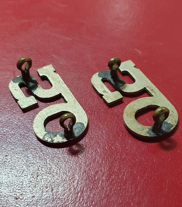 2 X 1970s SA Cadets Student Officer shoulder titles