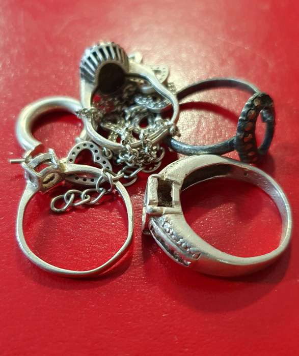STERLING SILVER SCRAP LOT.