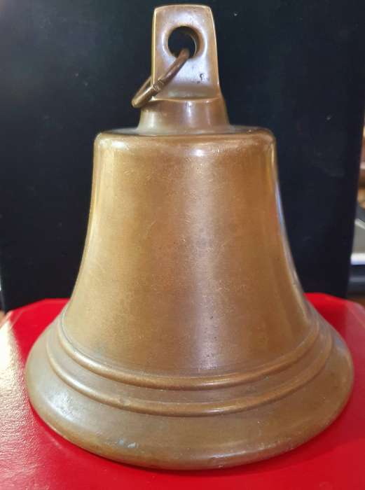 HUGE BRASS SHIPS BELL.