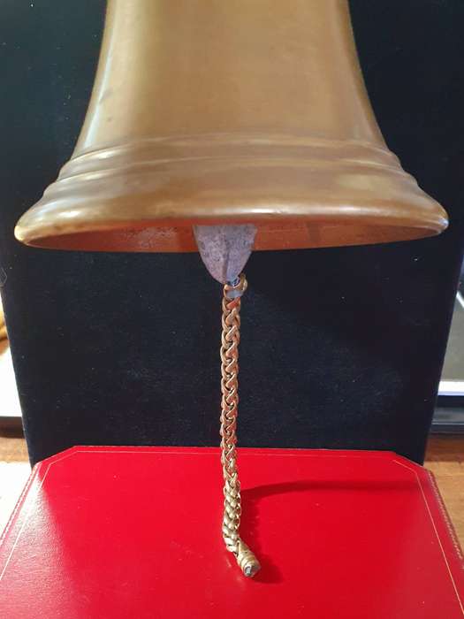 HUGE BRASS SHIPS BELL.