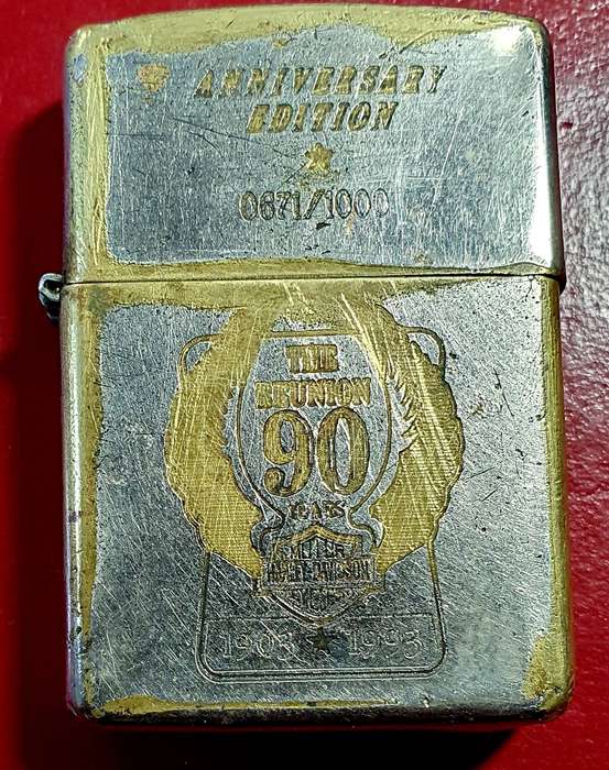 HARLEY-DAVIDSON 90 YEARS REUNION 1903-1993 LIMITED ANIVERSARY EDD. ZIPPO LIGHTER.