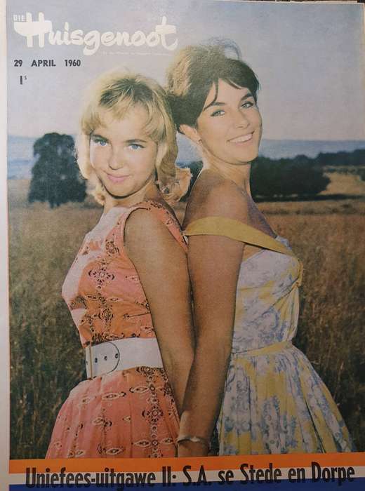 4 X 1960 HUISGENOTE. UNIEFEES UITGAWES. 15,29 APRIL & 13,27 MEI.  BIG FORMAT 28CM W X 35CM L.