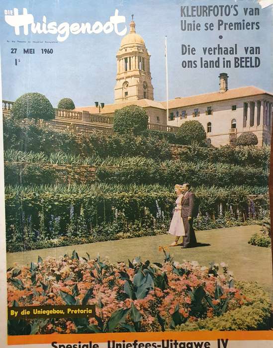 4 X 1960 HUISGENOTE. UNIEFEES UITGAWES. 15,29 APRIL & 13,27 MEI.  BIG FORMAT 28CM W X 35CM L.