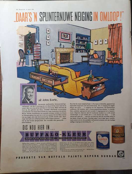 4 X 1960 HUISGENOTE. UNIEFEES UITGAWES. 15,29 APRIL & 13,27 MEI.  BIG FORMAT 28CM W X 35CM L.