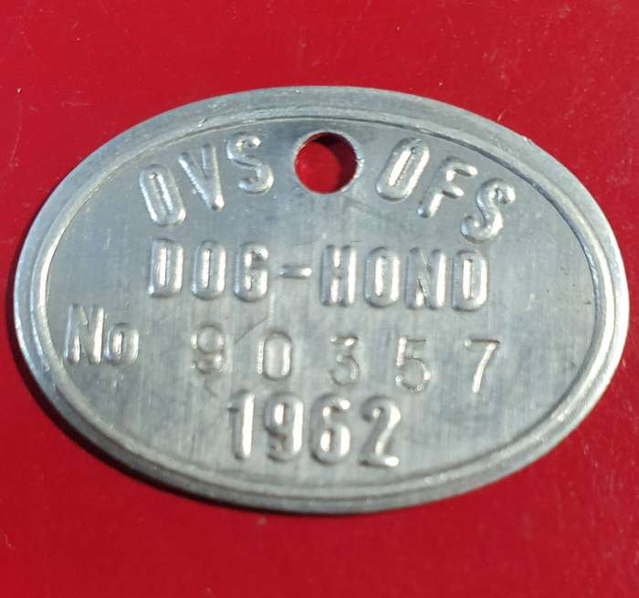 12 X VINTAGE DOG LICENCES . FROM 1958 0NWARDS.