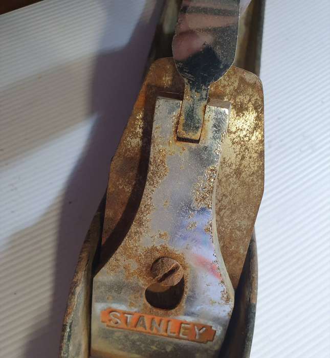 VINTAGE STANLEY BAILEY NO.5 HAND PLAIN.