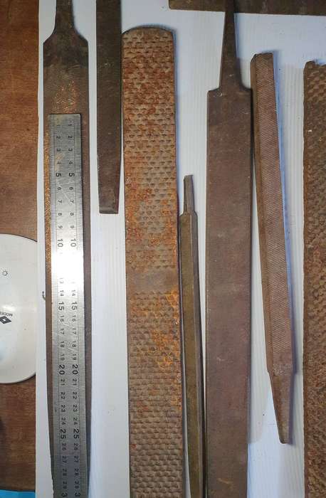 17 X ANTIQUE TO VINTAGE RASPS ONE BID FOR ALL. IDEAL FOR KNIFE MAKING !