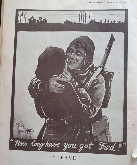 WW 1 - 1916/17 MORE FRAGMENTS FROM FRANCE. COLLECTION OF CARTOONS. CAPT. B. BAIRNSFATHER. A4 SIZE.
