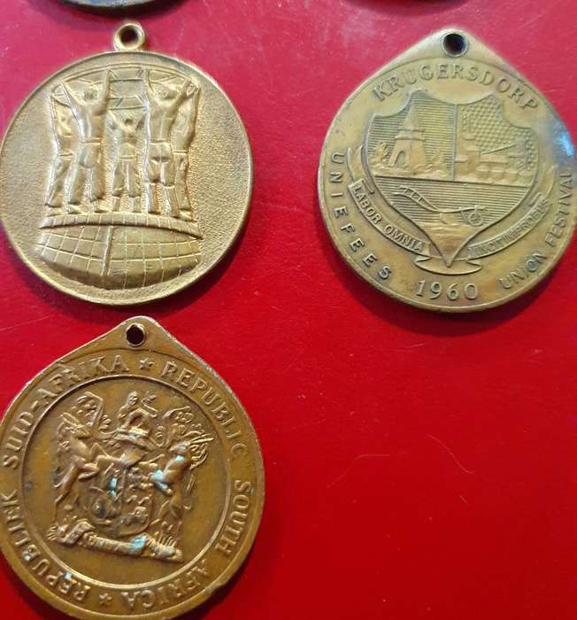 15 X MIXED SA MEDALS . SOME VERY SCARCE ONES !! ONE BID FOR ALL.