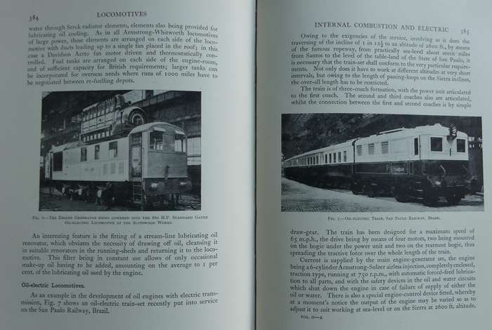 Locomotives  Their Construction, Maintenance and Operation -- by A. Morton Bell Vol 1 & 2  -- 1936