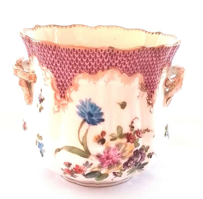 DRESDEN  -  Floral  Cache  -  Vase with Handles