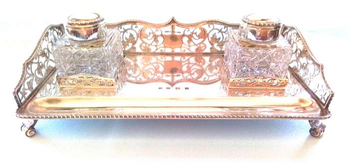 Birmingham  1994   Silver  Ink  Stand