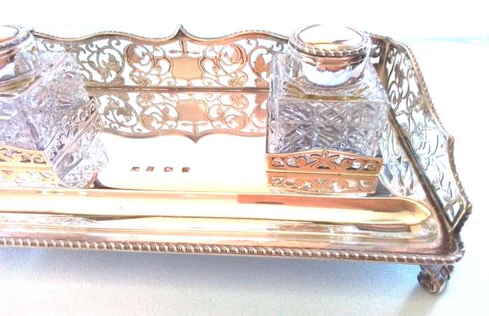 Birmingham  1994   Silver  Ink  Stand