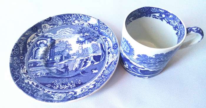 Copeland Spodes   'Italian'  Coffee  Cup / Saucer