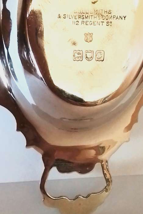 London 1898  Oblong dish with relief and handles