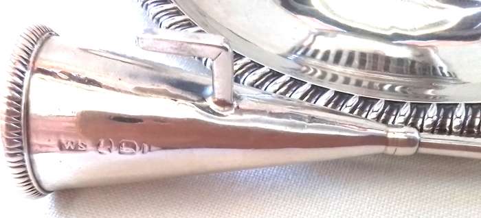 London  1814  Candle  Holder  &  Snuffer