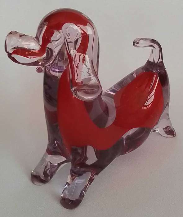 Vintage  Murano  Dog