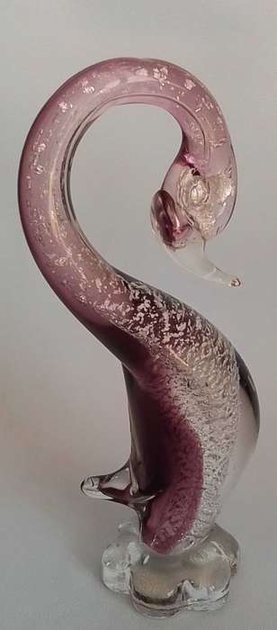Vintage Murano Glass Swan