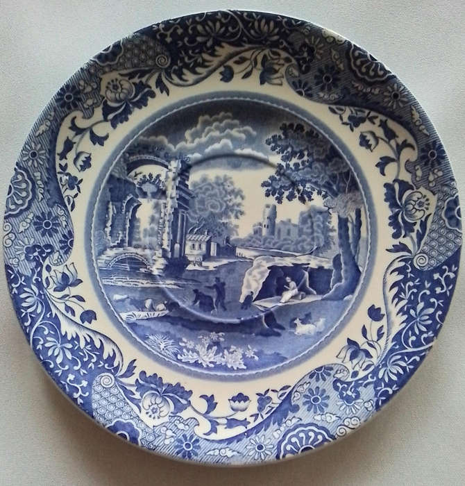 Spodes  'Italian'  Soup Coupe  Saucer