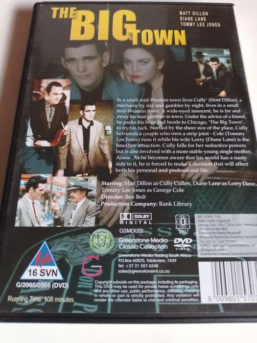 The Big Town DVD Movie
