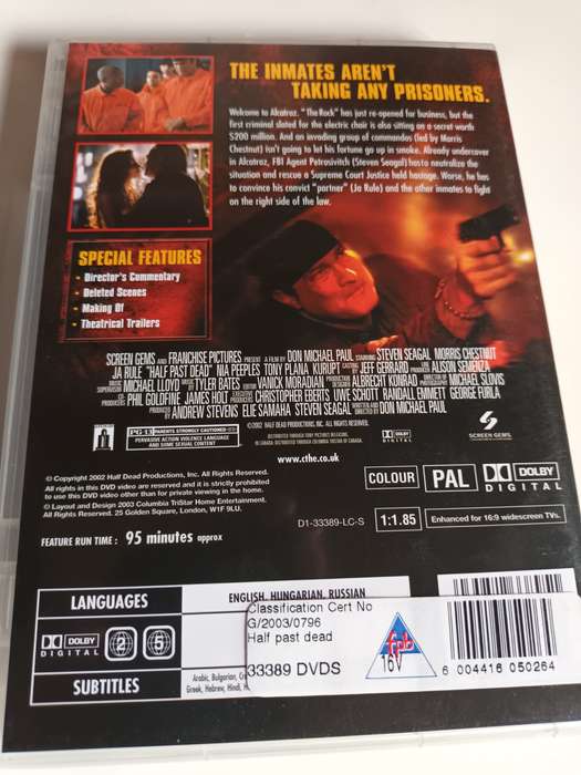 Half Past Dead DVD Movie