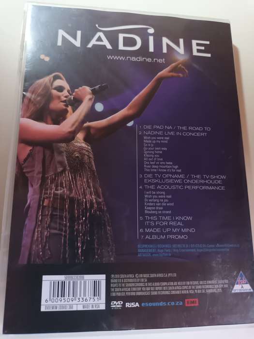 Nadine Live in Europe DVD
