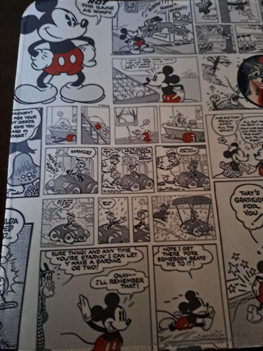 Mouse Pad Large Mickey - Comic