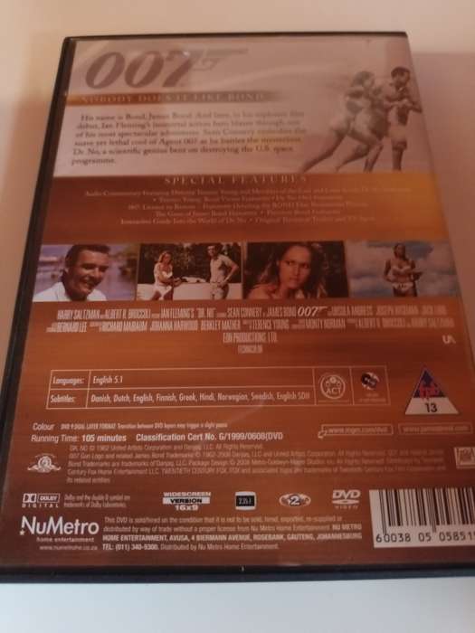 Dr. NO DVD Movie