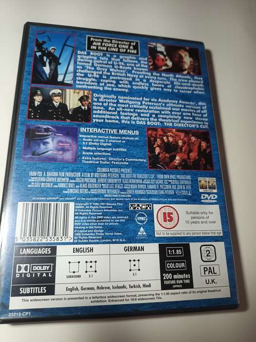Das Boot DVD Movie