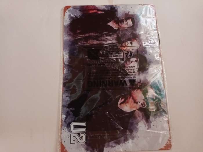 U2 Tin Metal Sign