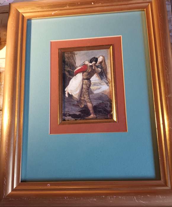 Large Frame with Small Victorian Print
