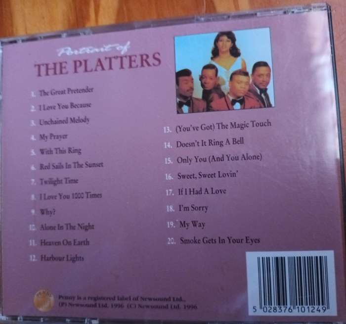 The Platters Music CD