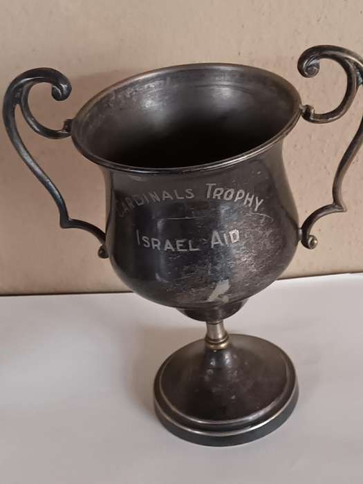 Small Vintage Silverplate Trophy