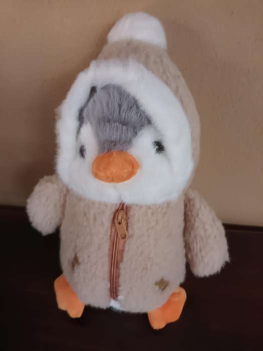Cute Penquin Soft Toy in Warm Clothing
