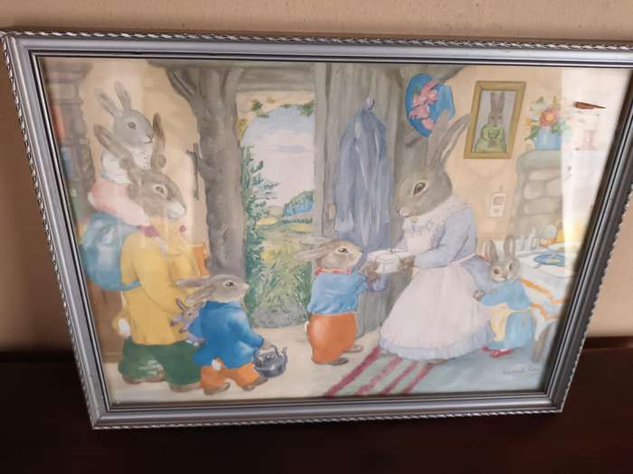 Framed Vintage Margaret Ross Print